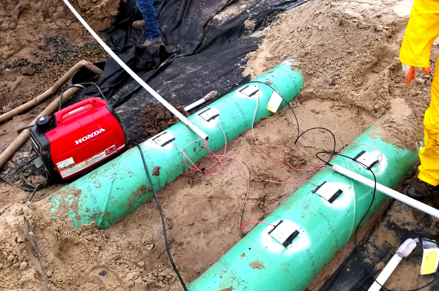 Corrosion work for Newark Airport for jet fuel pipelines