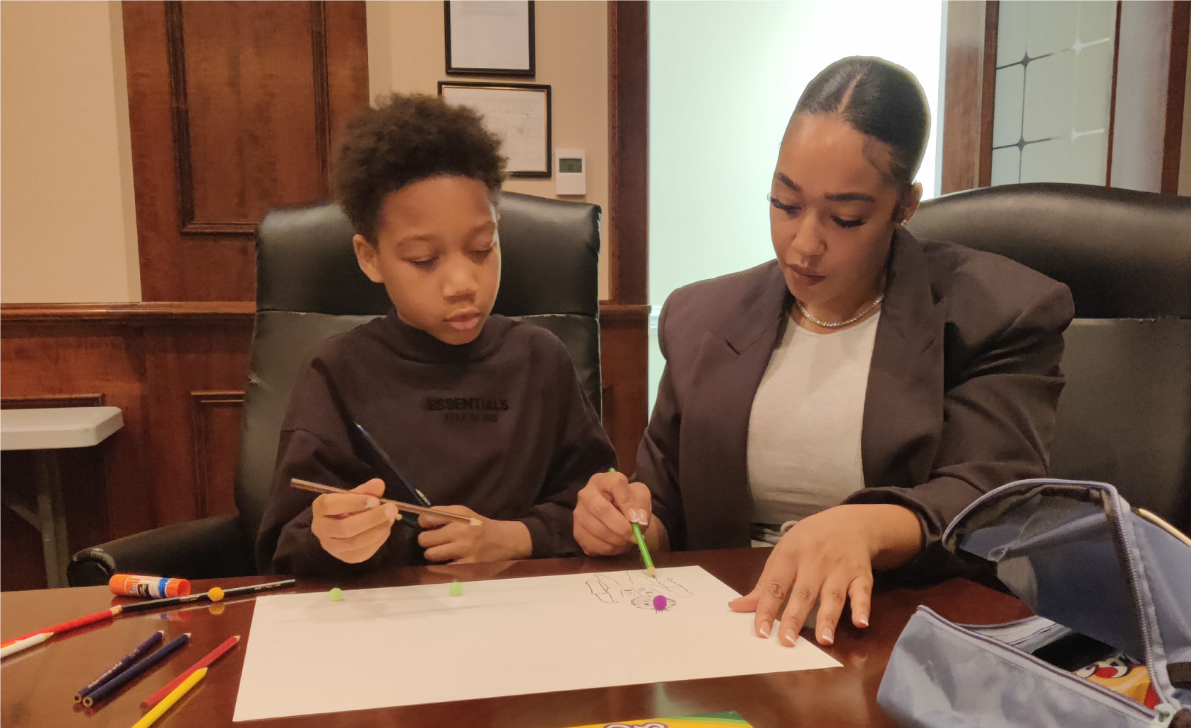 Some of our UTRS employees brought their children to work for Take Your Child to Work Day. The kids had plenty of activities to participate in at the office. They finished the day offsite at the Franklin Institute for some STEM-related activities.