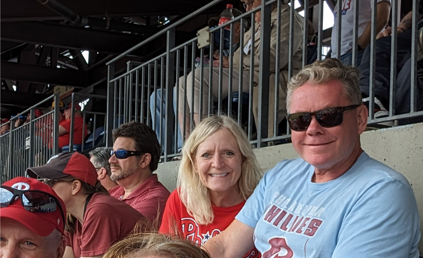 UTRS corporate employees attend a Phillies baseball game