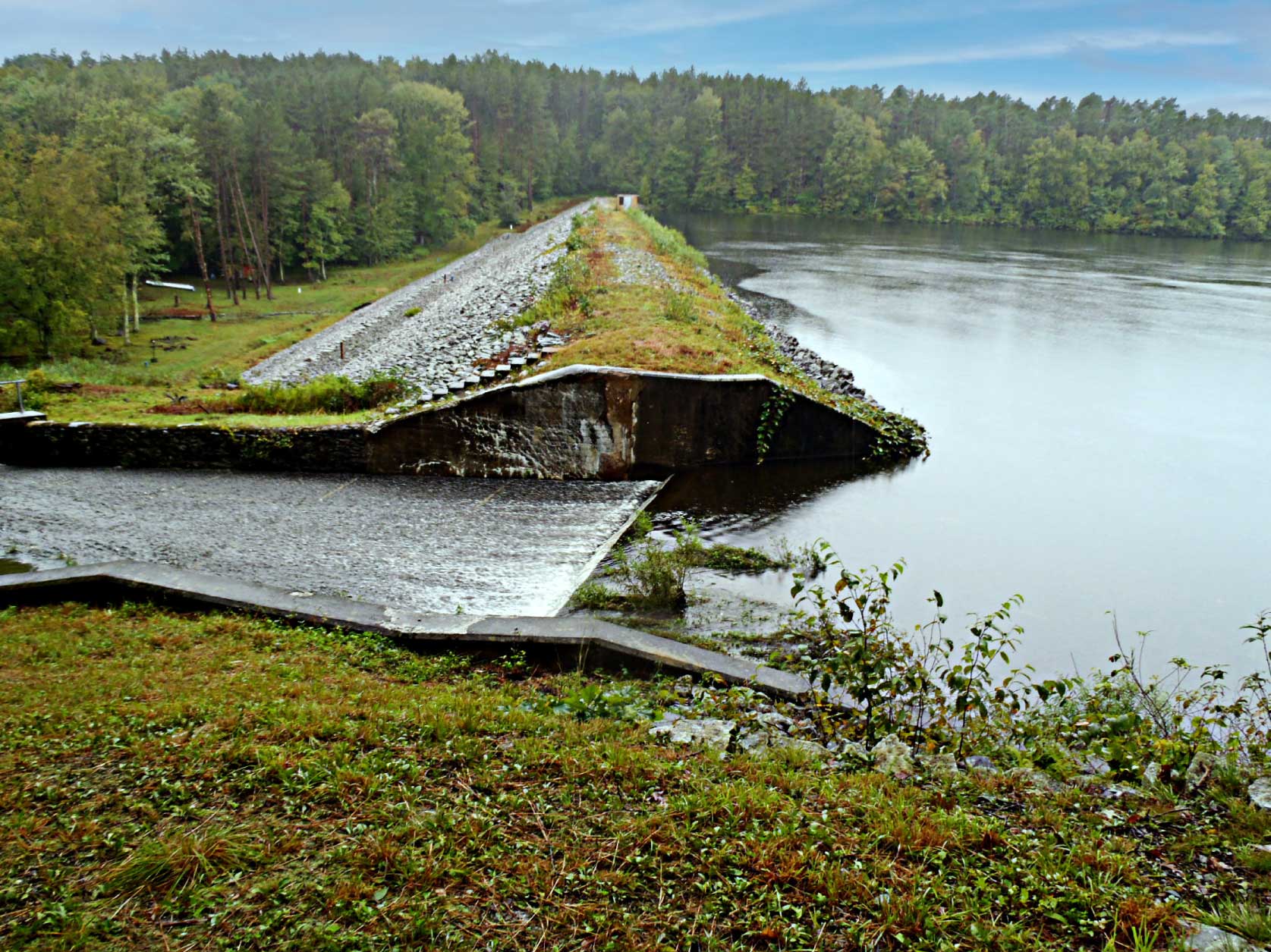 Dam before remediation