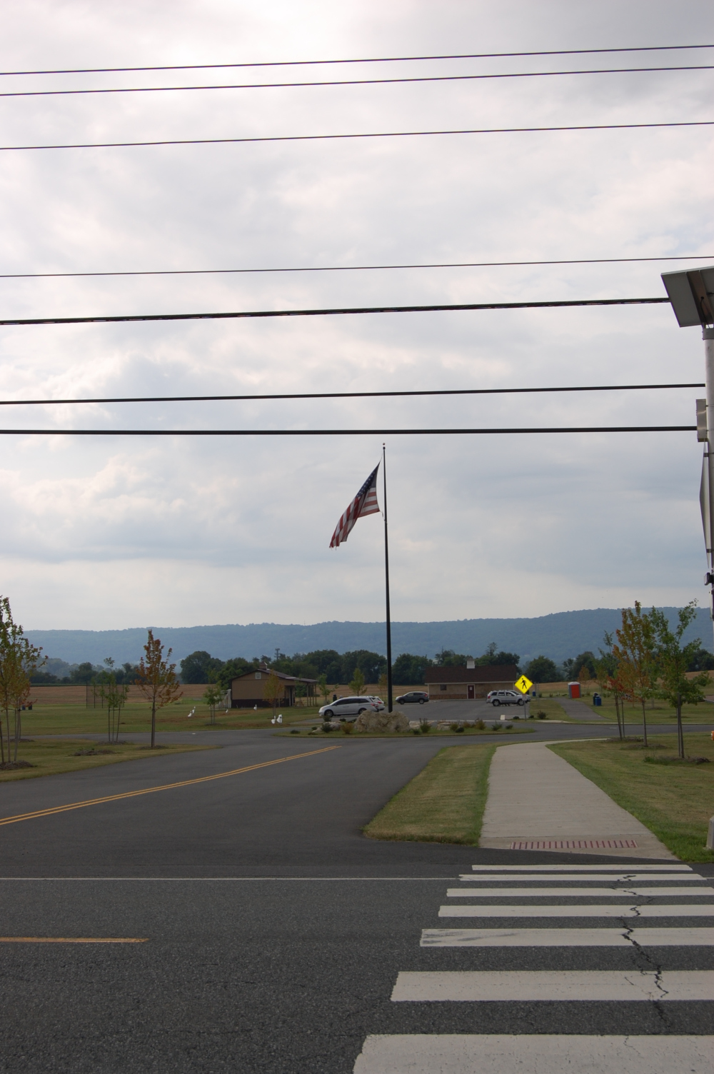 Thomas Stewart Park - Entrance Flag pole